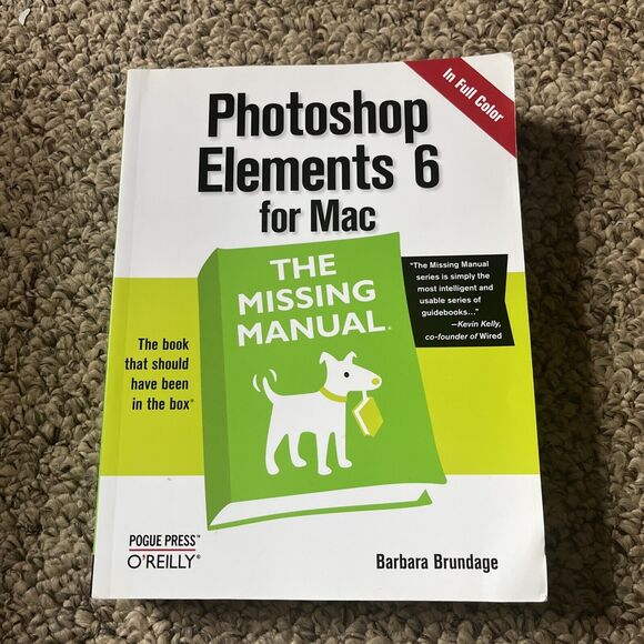 Photoshop Elements 6 for Mac: The Missing Manual By Barbara Brundage Paperback - Picture 1 of 9